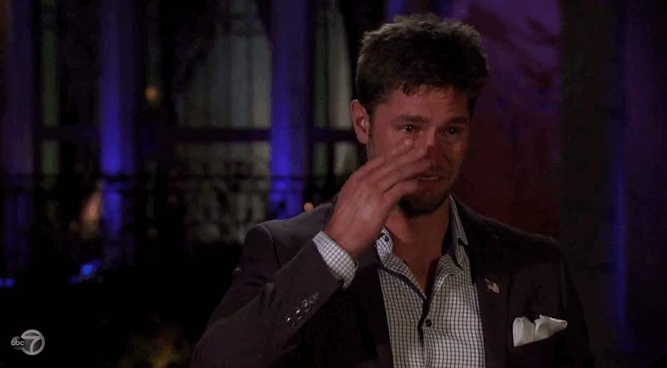 The Bachelorette Guy Sobbing GIF