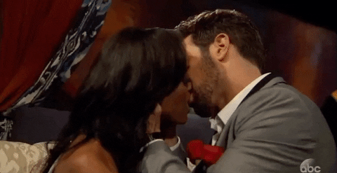 The Bachelorette Rachel Lindsay Kissing GIF
