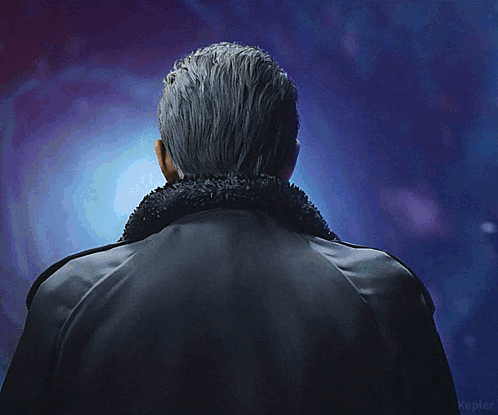 The Back Of A Man 'S Head Is Shown With The Name Kepler Written On The Bottom GIF