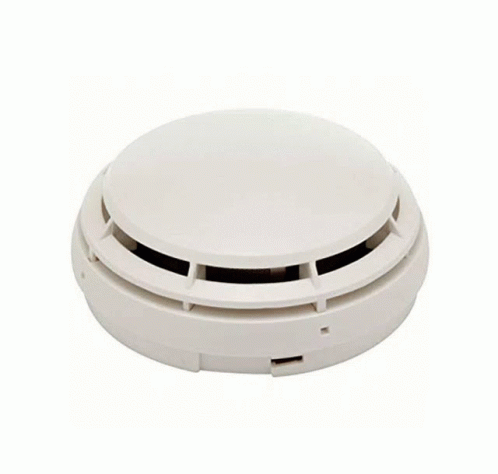 The Back Of A Smoke Detector Has A Label That Says Ul Listed GIF