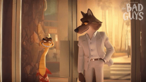 The Bad Guys Angry Mr. Wolf And Mr. Snake GIF