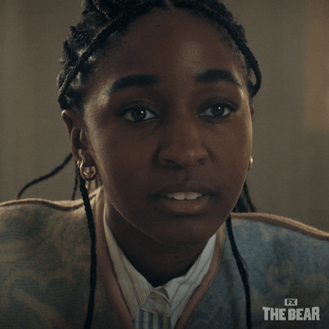 The Bear Confused Sydney Adamu GIF