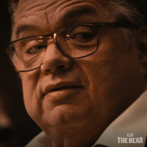 The Bear Oliver Platt Flirty Wink GIF