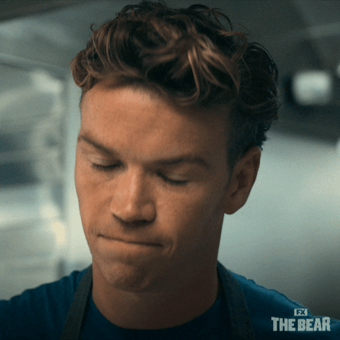 The Bear Will Poulter Nodding GIF
