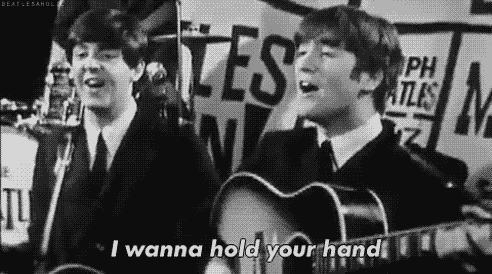 The Beatles I Wanna Hold Your Hand GIF