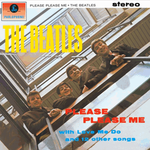 The Beatles Please Please Me CD Cover GIF