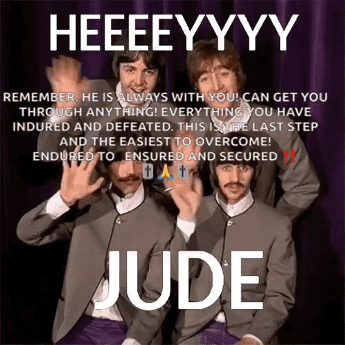 The Beatles Saying Heeeeyyy GIF