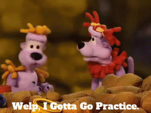 The Bittles Gotta Go Practice GIF