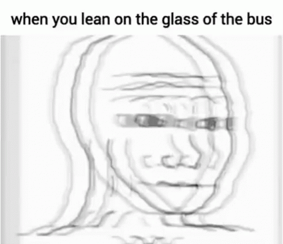 The Blank Face Mobile Art GIF