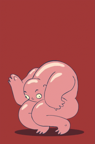 The Blob Pink Bouncing GIF