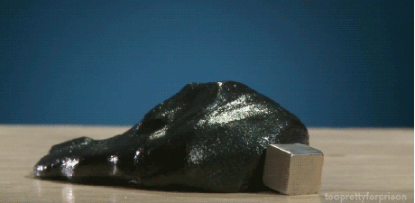 The Blob Swallowing A Cube GIF