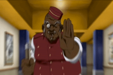 The Boondocks Uncle Ruckus Fight GIF