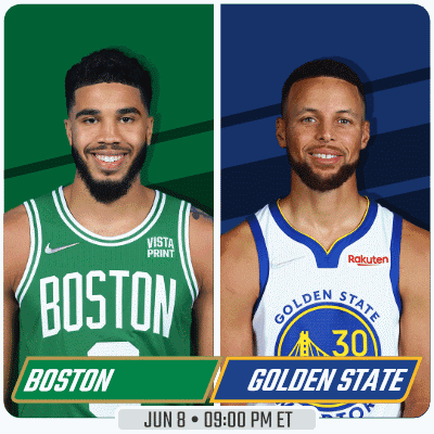 the boston celtics and golden state warriors are playing a game on june 8