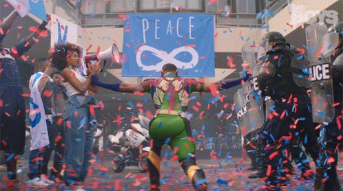 The Boys A Train Between Two Parties GIF