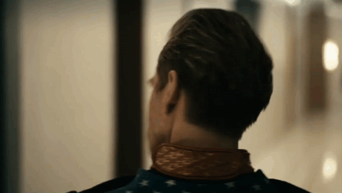 The Boys A Train Facing Homelander GIF