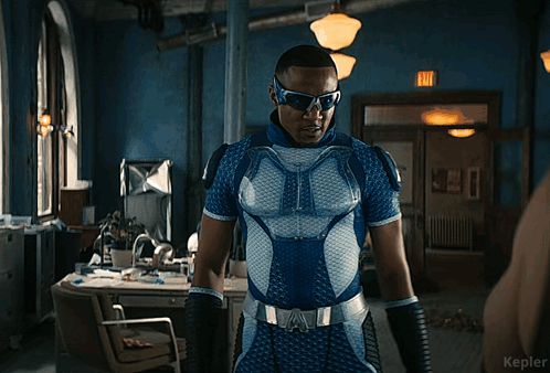 The Boys A Train Fighting With The Deep GIF