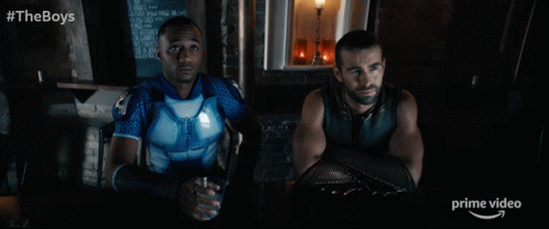 The Boys A Train Sitting Beside The Deep GIF