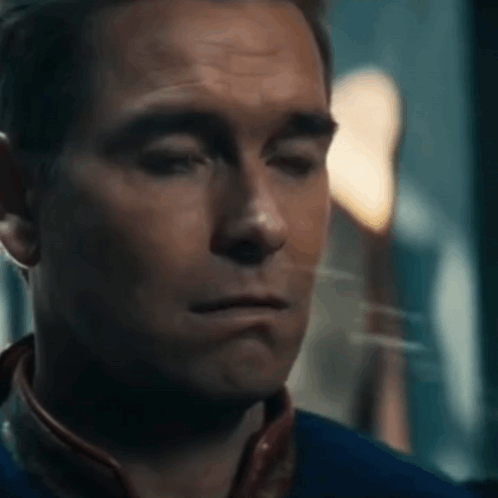 The Boys Homelander Got Splashed With Milk GIF