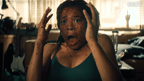 The Boys Marie Moreau Blood Splatter GIF