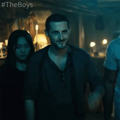 The Boys Tomer Capone Hand Salute GIF