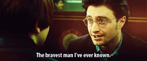 The Bravest Man I've Ever Known Harry Potter GIF