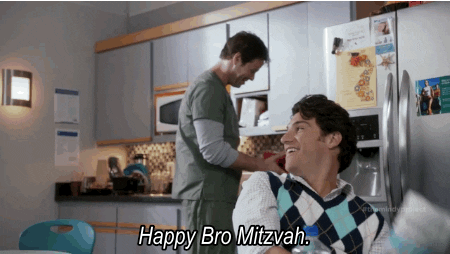 The Bro Mitzvah Mazel Tov GIF
