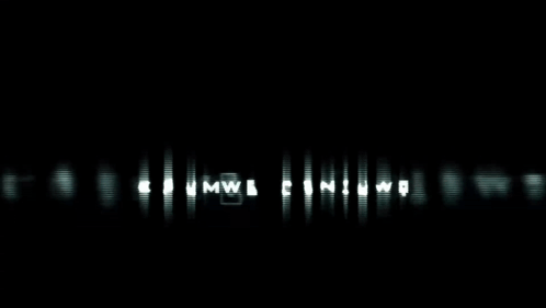 The Call Of Duty 4 Modern Warfare Logo Is Glowing In The Dark GIF