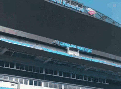 The Carolina Panthers Are Playing A Game At Bank Of America GIF