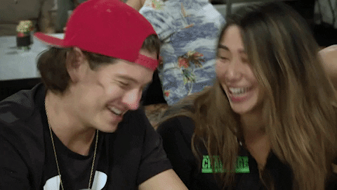 The Challenge Contenders Laughing GIF