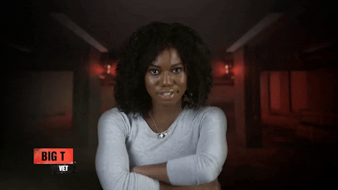 The Challenge Woman With Intense Gaze GIF