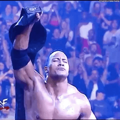 The Champ Is Here The Rock GIF