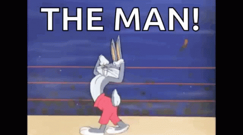 The Champ Is Here Bugs Bunny GIF