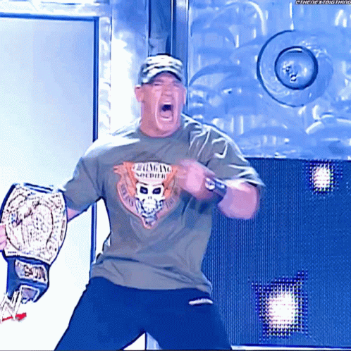 The Champ Is Here Wwe Wrester John Cena GIF
