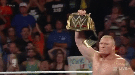 The Champ Is Here Brock Lesner GIF