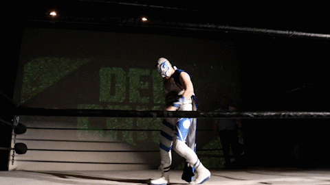 The Champ Is Here Doing Lunging Pose GIF