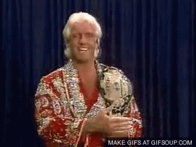 The Champ Is Here Man With Belt GIF