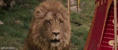 The Chronicles Of Narnia Aslan Talking To Jadis GIF