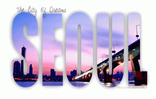 The City Of Dreams Seoul Is Shown With A Bridge In The Background GIF