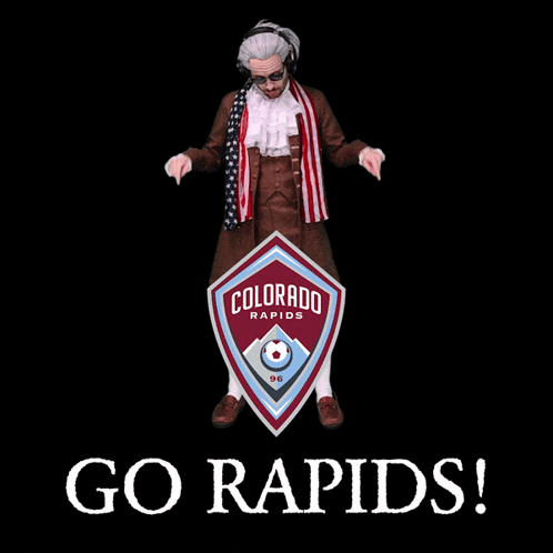 The Colorado Rapids Logo Has A Soccer Ball On It GIF