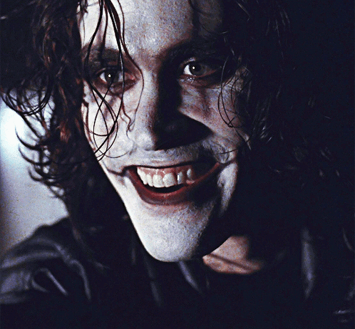 The Crow Eric Draven Grinning GIF