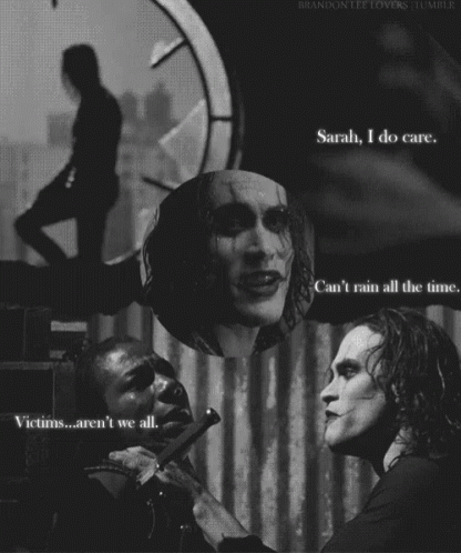 The Crow Eric Draven Several Quotes GIF