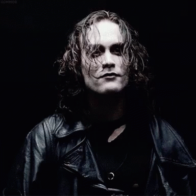 The Crow Eric Draven Taking Deep Breath GIF