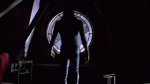 The Crow Walking Toward Broken Glass GIF