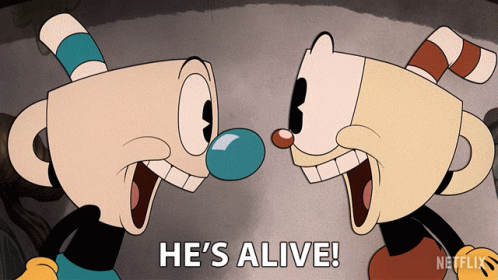 The Cuphead Show Hes Alive GIF