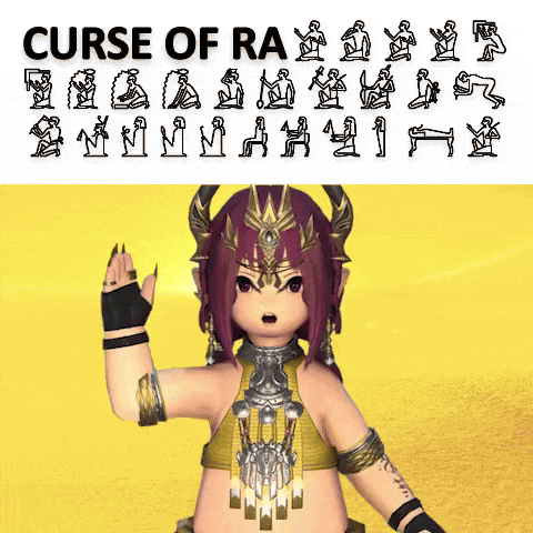 The Curse of Ra Two Statues