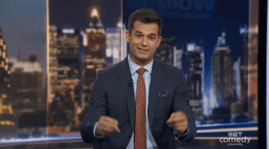 The Daily Show Finger Snap GIF
