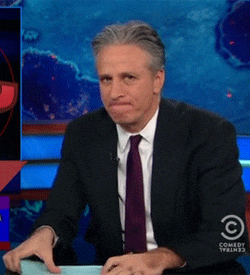 The Daily Show Jon Stewart Shake Fist GIF