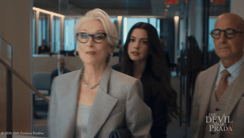 The Devil Wears Prada Poster With Three People