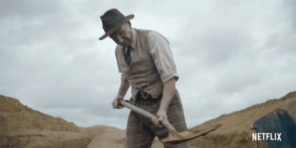 The Dig Digging GIF