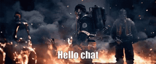 The Division Hello Chat Flamethrower GIF